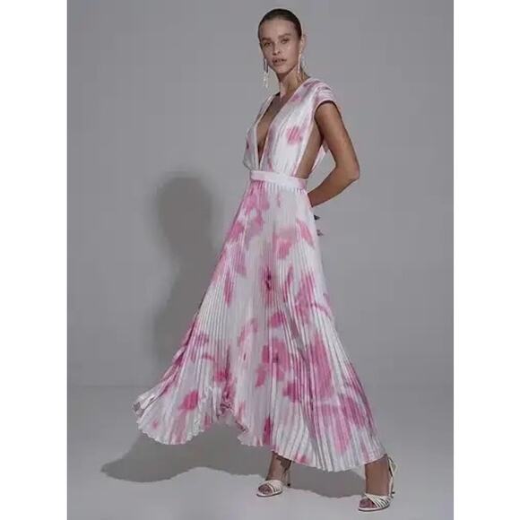 L'IDEE GALA GOWN JARDIN PRINT AU16/US12 - Picture 1 of 8